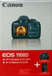 Canon EOS 1100D - Verpackung linke kleine Seitenansicht