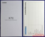 Smartphone DOOGEE X70 - Bedienungsanleitung und Garantiekarte