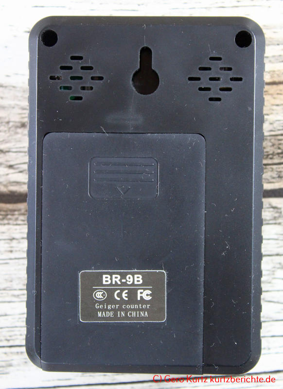 Geigerzähler BR-9B, XR1 - Rückseite