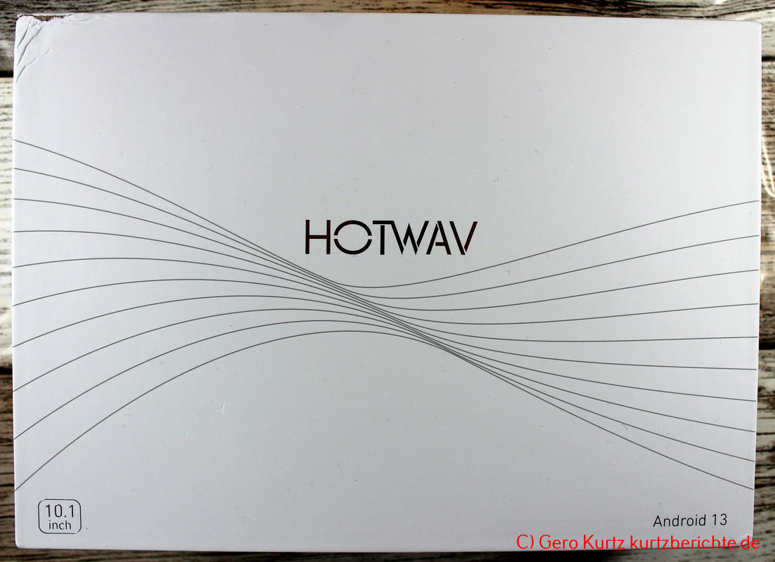 HOTWAV R7 Outdoor Tablet - Verpackung Draufsicht