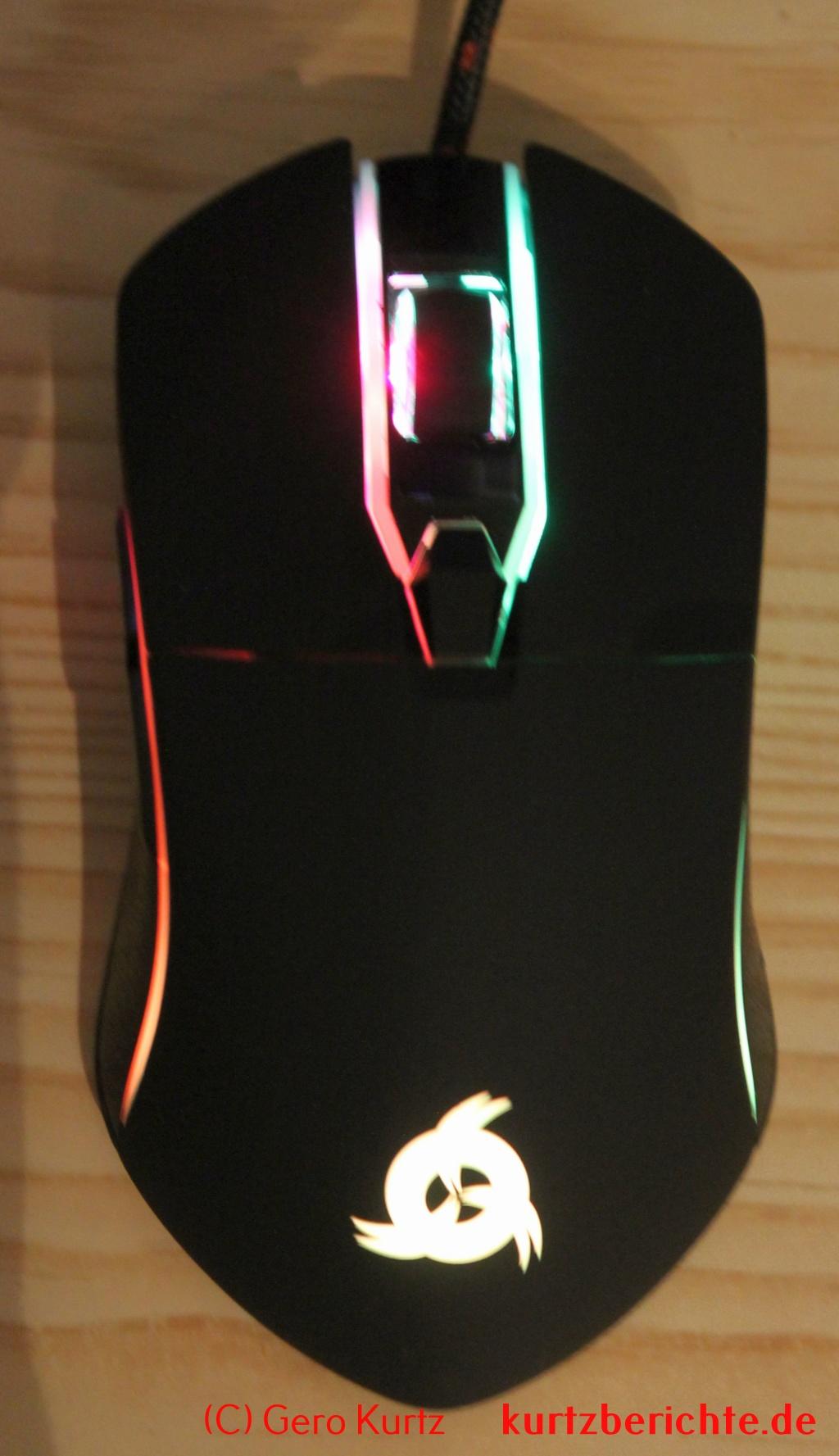 KLIM AIM Chroma RGB Gaming Maus - leuchtend