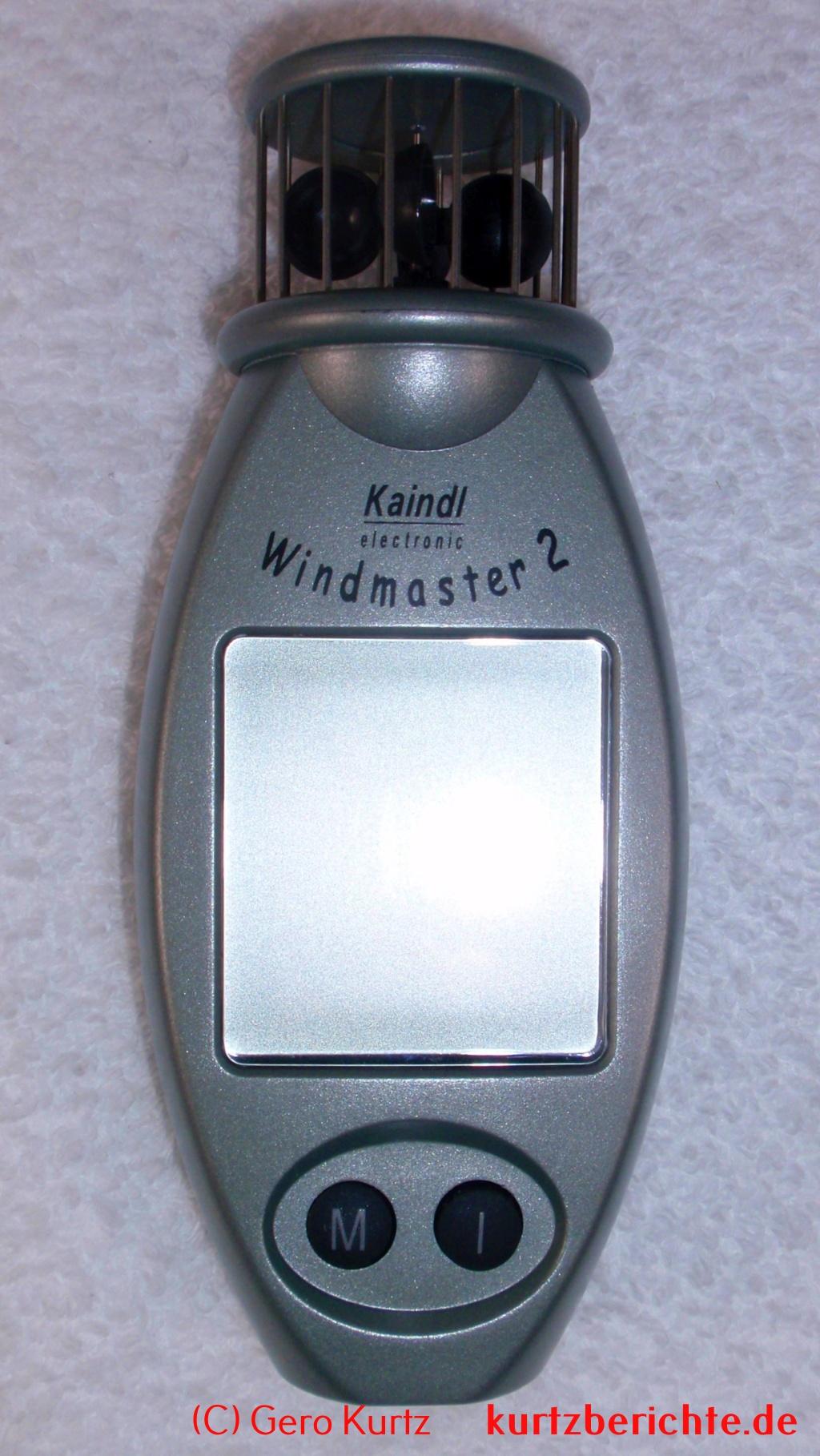 Kaindl Windmaster 2 - Draufsicht auf das Gerät
