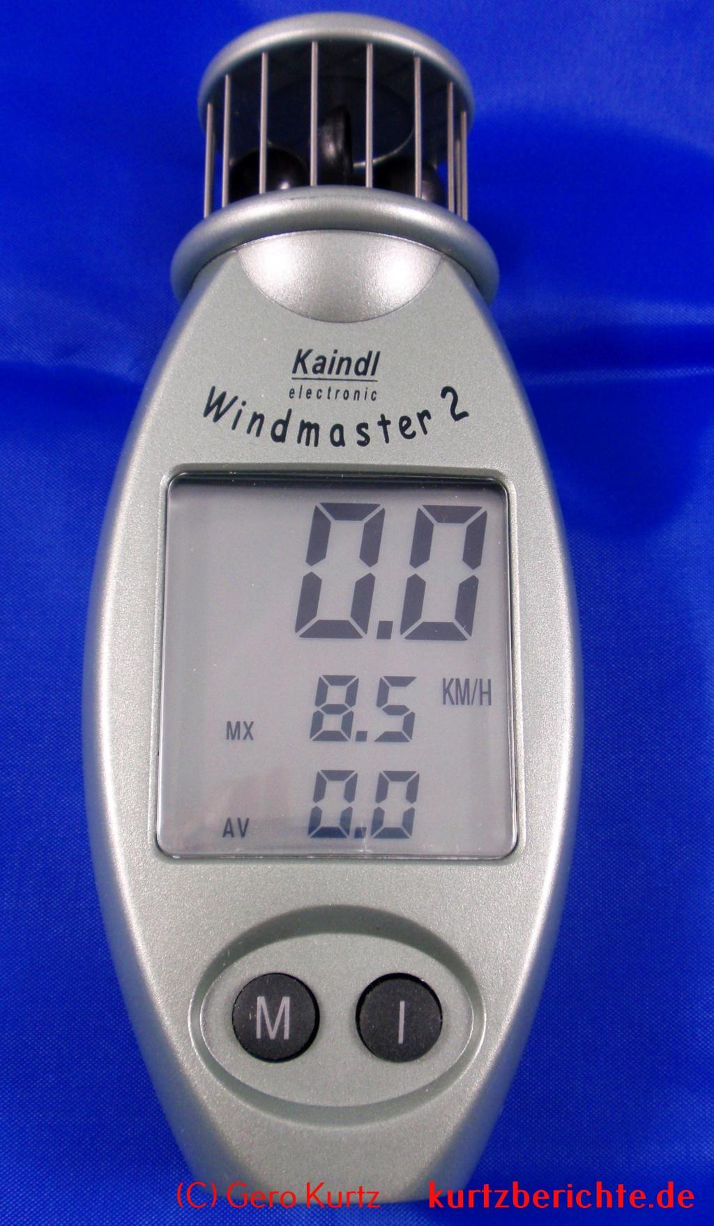 Kaindl Windmaster 2 - LCD Anzeige