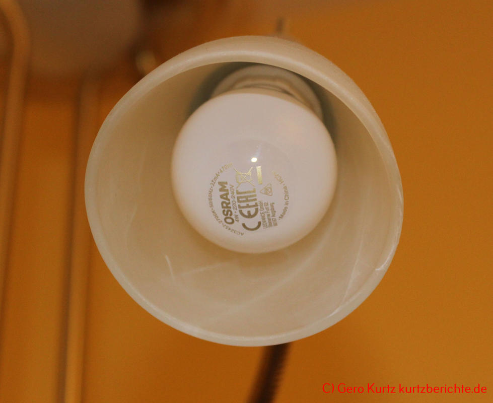 Osram LED Base Classic P Lampe E14 in Tropfenform - eingeschraubte LED Lampe