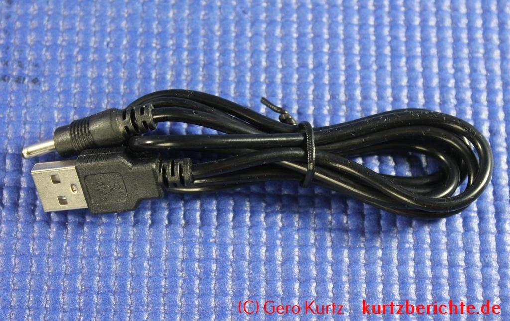 Wanzensuchgerät K-18 - Ladekabel mit USB-Anschluss