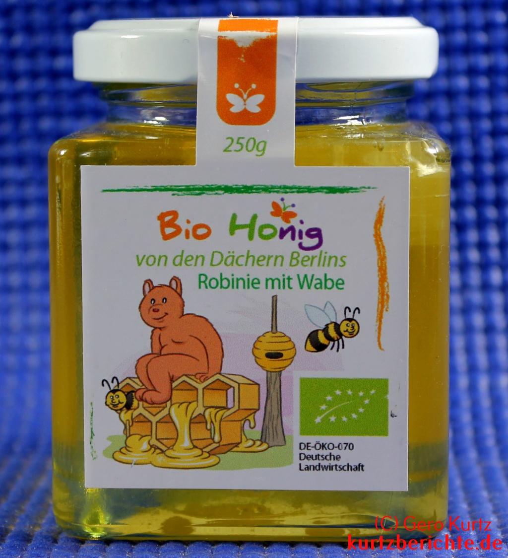 Yuneiko Bio Robinien-Honig - Honigglas von Vorne