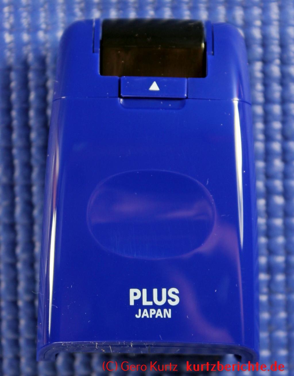 PLUS Japan Datenschutz Rollstempel - Vorderansicht