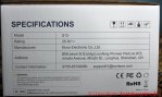 HONITURE S13 Akku Staubsauger - Verpackung - technische Spezifikationen