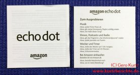 Amazon Echo Dot Garantie und Erste Schritte