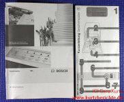 Bosch Tischgeschirrspueler Bedienungsanleitung und Kurzanleitung