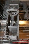 Bosch Tischgeschirrspueler Besteckkorb mit geöffnetem Deckel