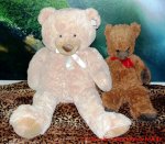 Brubaker XXL Teddybär 100 cm - großer und kleiner Teddybär