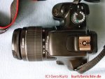 Canon EOS 1100D - Draufsicht