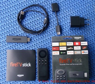 Lieferumfang des Amazon Fire TV Stick