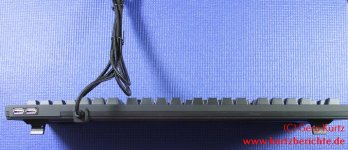 Fnatic Gear Rush Silent LED Pro Gaming Tastatur Seitenansicht