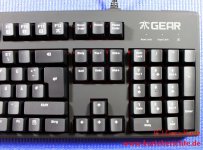 Fnatic Gear Rush Silent LED Pro Gaming Tastatur rechte Seite der Tastatur