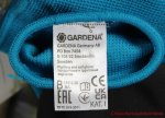 Gardena Pflanz- und Bodenhandschuh - Etikett im Inneren des Handschuhs