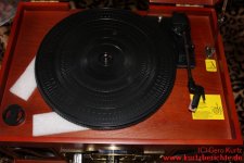 Lauson CL146 11 Schallplattenteller mit Sicherungsstreifen