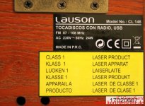 Lauson CL146 39 Typenschild