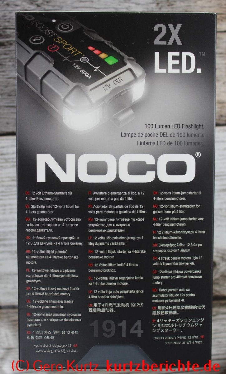 Starthilfe NOCO GB20 Lithium - Jetzt 22% Ersparnis