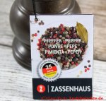 Pfeffermühle "Speyer" von Zassenhaus - Bedienungsanleitung und Garantie