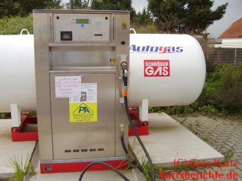 Tankstelle für Autogas