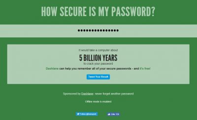 Passwort Sicherheitscheck