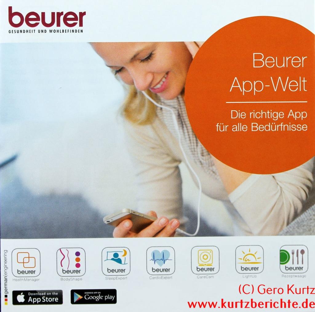 beurer BM85 Ratgeber Beurer Apps