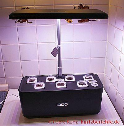 iDOO Hydroponisches Anzuchtsystem mit LED Pflanzenlampe