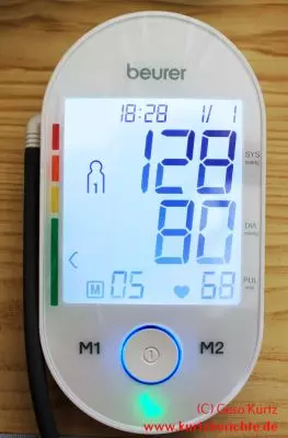 Oberarm Blutdruckmessgerät beurer BM 55