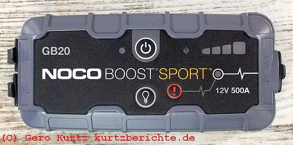 NOCO Boost Sport GB20 500A 12V UltraSafe Starthilfe