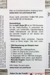 Kurzanleitung auf der Innenseite der Verpackung Reiner SCT TanJack photo OR - Kurzanleitung