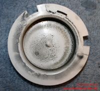 abgebaute Lüfterkappe ebenfalls gründlich säubern Limodor LF 60 abgebaute Lüfterkappe